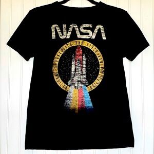 NASA Black T-Shirt - Sz M
